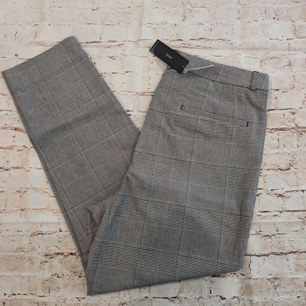 SALE 🎉 NWT Banana Republic Sloan Plaid Trousers - Picture 2 of 6